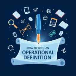 How to Write an Operational Definition icon