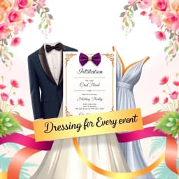 How to Write Attire on Invitation icon