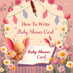 How to Write Baby Shower Card icon