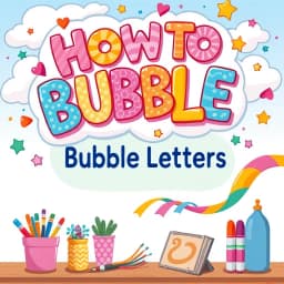 How to Write Bubble Letters icon