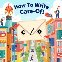 How to Write Care Of on an Envelope icon