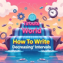 How to Write Decreasing Intervals icon