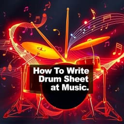How to Write Drum Sheet Music icon