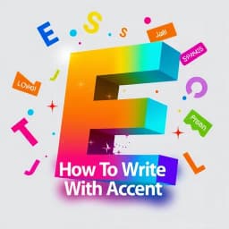 How to Write E with Accent icon