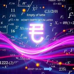 How to Write Empty Set in LaTeX icon