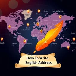 How to Write English Address icon