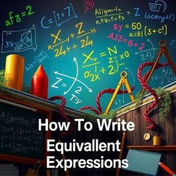 How to Write Equivalent Expressions icon