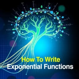 How to Write Exponential Functions from a Graph icon
