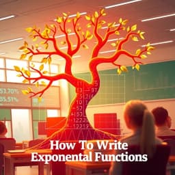 How to Write Exponential Functions icon