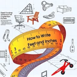 How to Write Feet and Inches icon