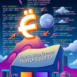 How to Write Greater Than or Equal to in Python icon