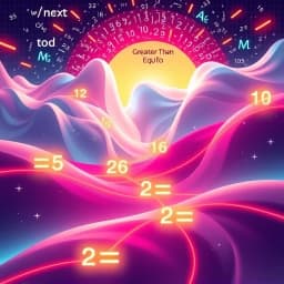 How to Write Greater Than or Equal To icon