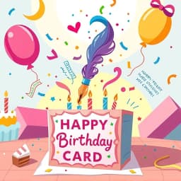 How to Write Happy Birthday Card icon