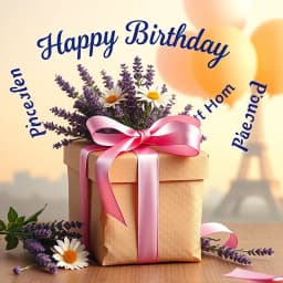 How to Write Happy Birthday in French icon