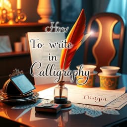 How to Write in Calligraphy icon