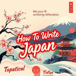How to Write in Japan icon