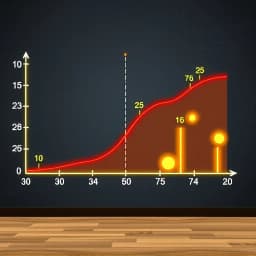 How to Write Interval Notation from a Graph icon