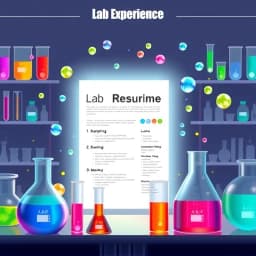 How to Write Lab Experience on a Resume icon