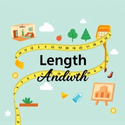 How to Write Length and Width icon