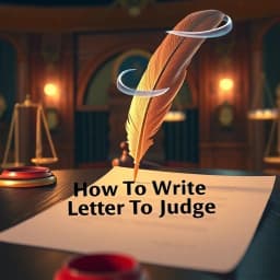 How to Write Letter to Judge icon