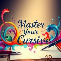 How to Write Lowercase N in Cursive icon