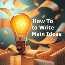 How to Write Main Idea icon