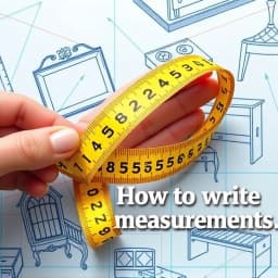 How to Write Measurements from a Tape Measure icon