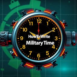 How to Write Military Time icon