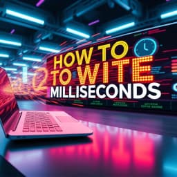 How to Write Milliseconds icon