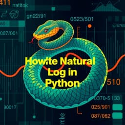 How to Write Natural Log in Python icon