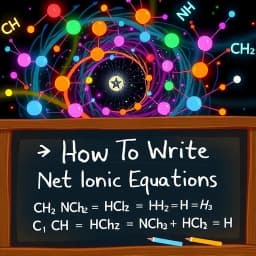 How to Write Net Ionic Equations icon