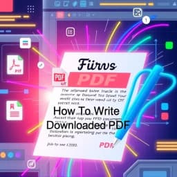 How to Write on Downloaded PDF icon