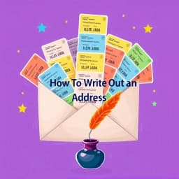 How to Write Out an Address icon