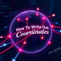 How to Write Out Coordinates icon