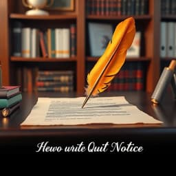 How to Write Quit Notice icon
