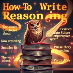 How to Write Reasoning icon