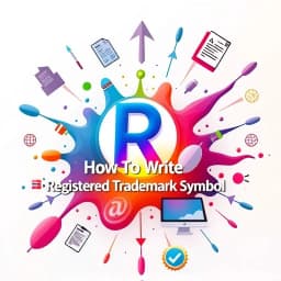 How to Write Registered Trademark Symbol icon