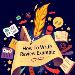 How to Write Review Example icon