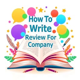 How to Write Review for Company icon