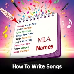 How to Write Song Names in MLA icon