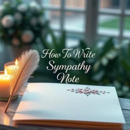 How to Write Sympathy Note icon