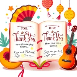 How to Write Thank You in Spanish icon