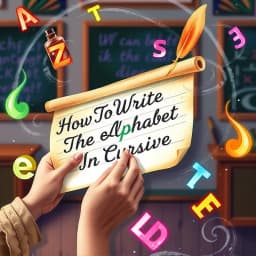 How to Write the Alphabet in Cursive icon