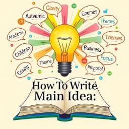 How to Write the Main Idea icon