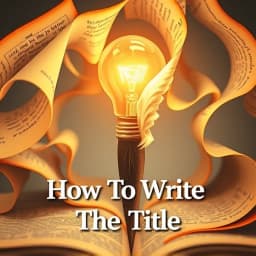 How to Write the Title of a Book in a Paper icon