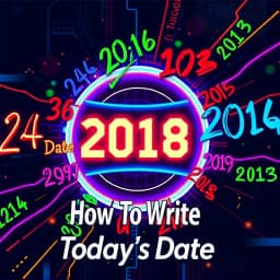 How to Write Today’s Date in Numbers icon