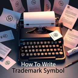 How to Write Trademark Symbol icon