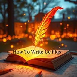 How to Write UC PIQs icon