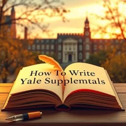 How to Write Yale Supplementals icon