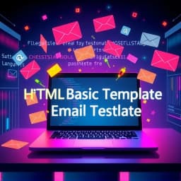 HTML Basic Email Template icon